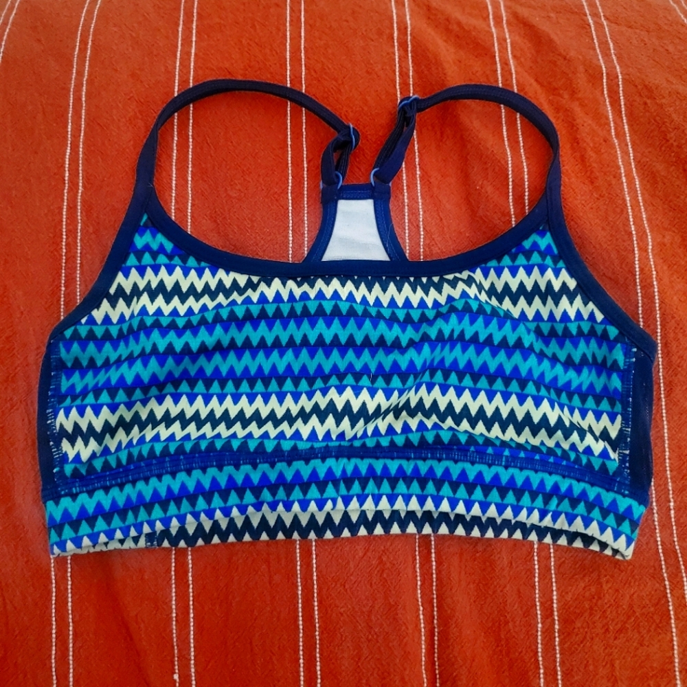 Patterned Sports Bra